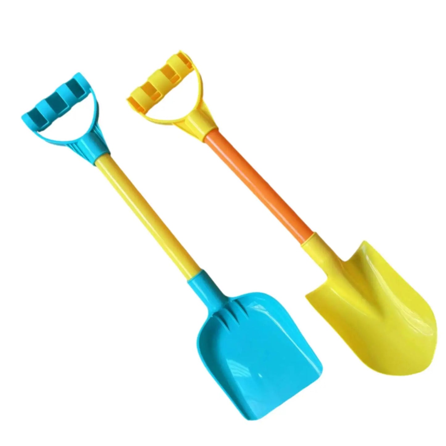 2x Sand Shovels Toys Travel Sandbox Toy Outdoor Toys Sturdy Snow Scoops for Girls Boys Kids Children Toddlers Birthday Gifts