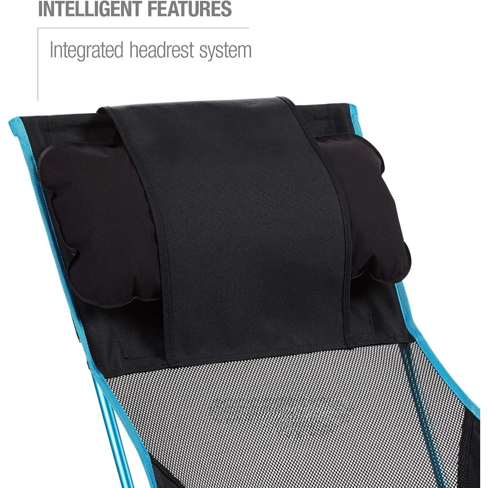 Beach Chair Savanna High-Back Collapsible Camp Chair Chaise Lounges Outdoor Furniture Chairs for Living Room Camping Foldable