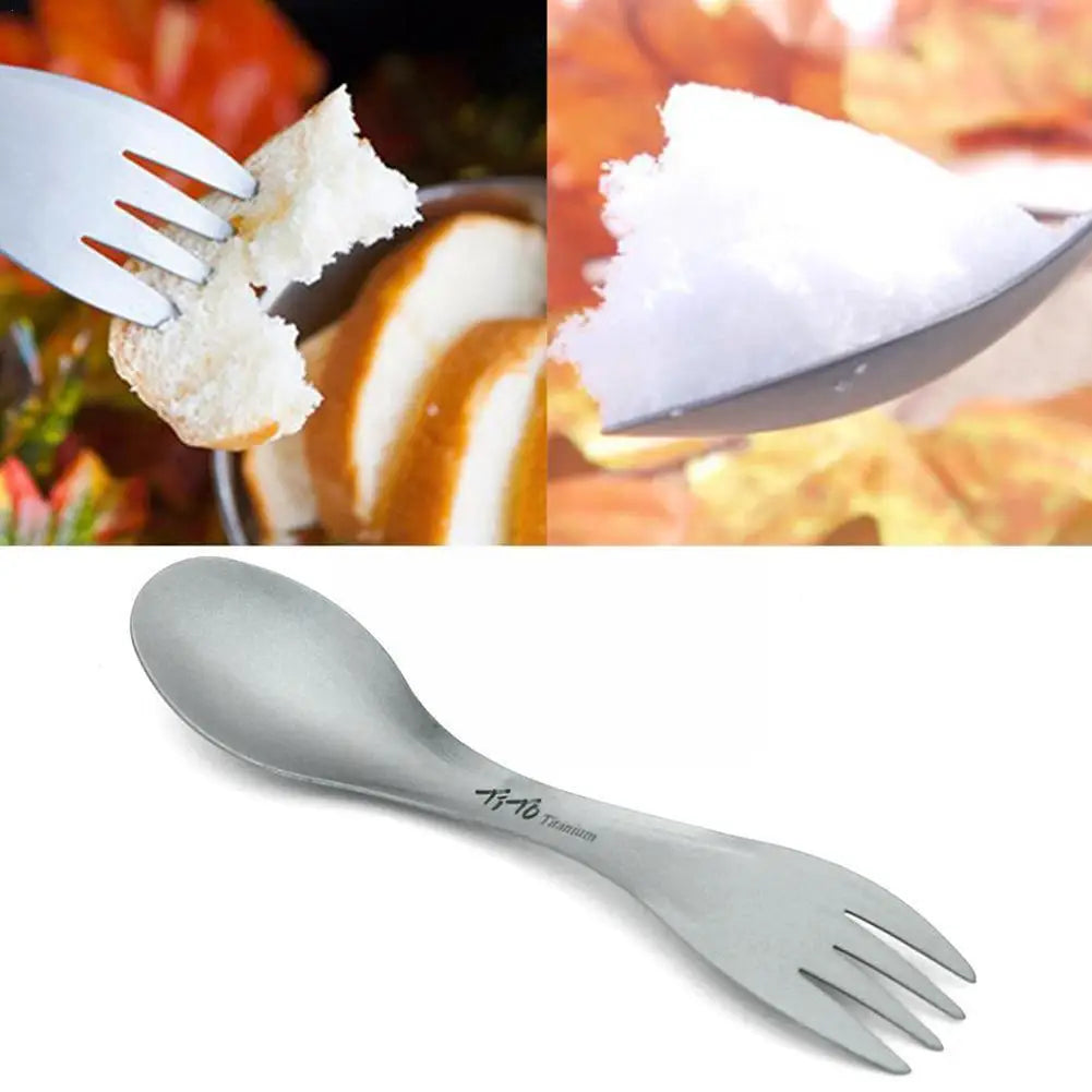 VIP 50PCS Outdoor Camping 2 In 1 Hiking Diet Tools Picnic Barbecue Spoon