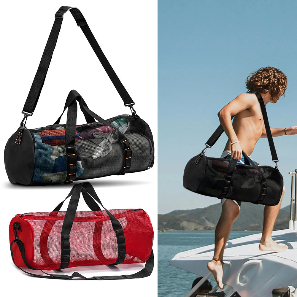 Diving Mesh Bag Scuba Diving Snorkeling Gear Bag For Outdoor Sport Diving Swimming Beach Travel Storage Bag