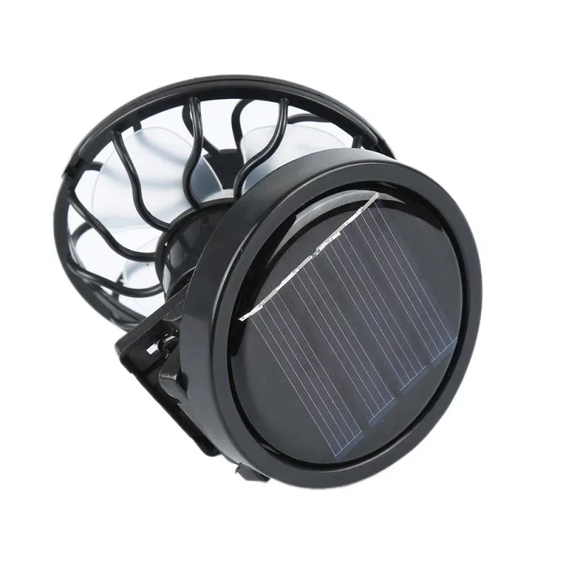 Solar Mini Fans Do Not Require Charging, Making Them Convenient for Adults and Children To Carry Camping Gear