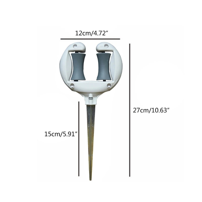 Garden Hose Guide Spikes Rustfree Metal Stake Water Pipe Positioning Holder Roller Outdoor Yard Garden Irrigation Tool
