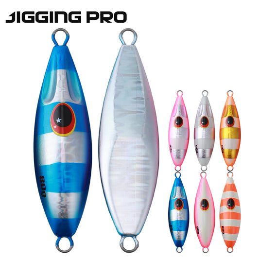 JIGGING PRO 30g 40g 60g 80g Slow Bee Jigging Lure Slow Fall Metal Jig Saltwater Fishing Lure Shore Jigging Bait