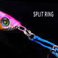 KATYUSHA 20Pcs Split Fishing Rings 0#-12# Stainless Steel Split Rings Lure Strengthen Connecting Rings For Fishing Accessories