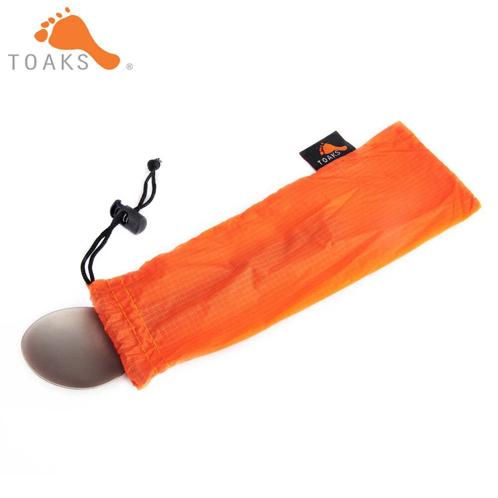 TOAKS Outdoor Camping Picnic Spoon Ultralight Titanium Spoon Outdoor Tableware 165mm 0.4oz