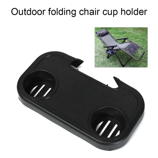 Portable Folding Camping Picnic Outdoor Beach Garden Chair Side Tray For Drink Tray Table Cup Holder Clip Silicone Coaster