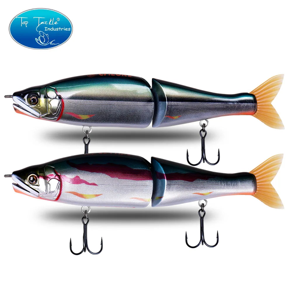 CF.LURE Swimbait Jointed Bait For Pike Big Bass Fishing Lure 220mm 178mm Slow Sinking Floating Segments Slide