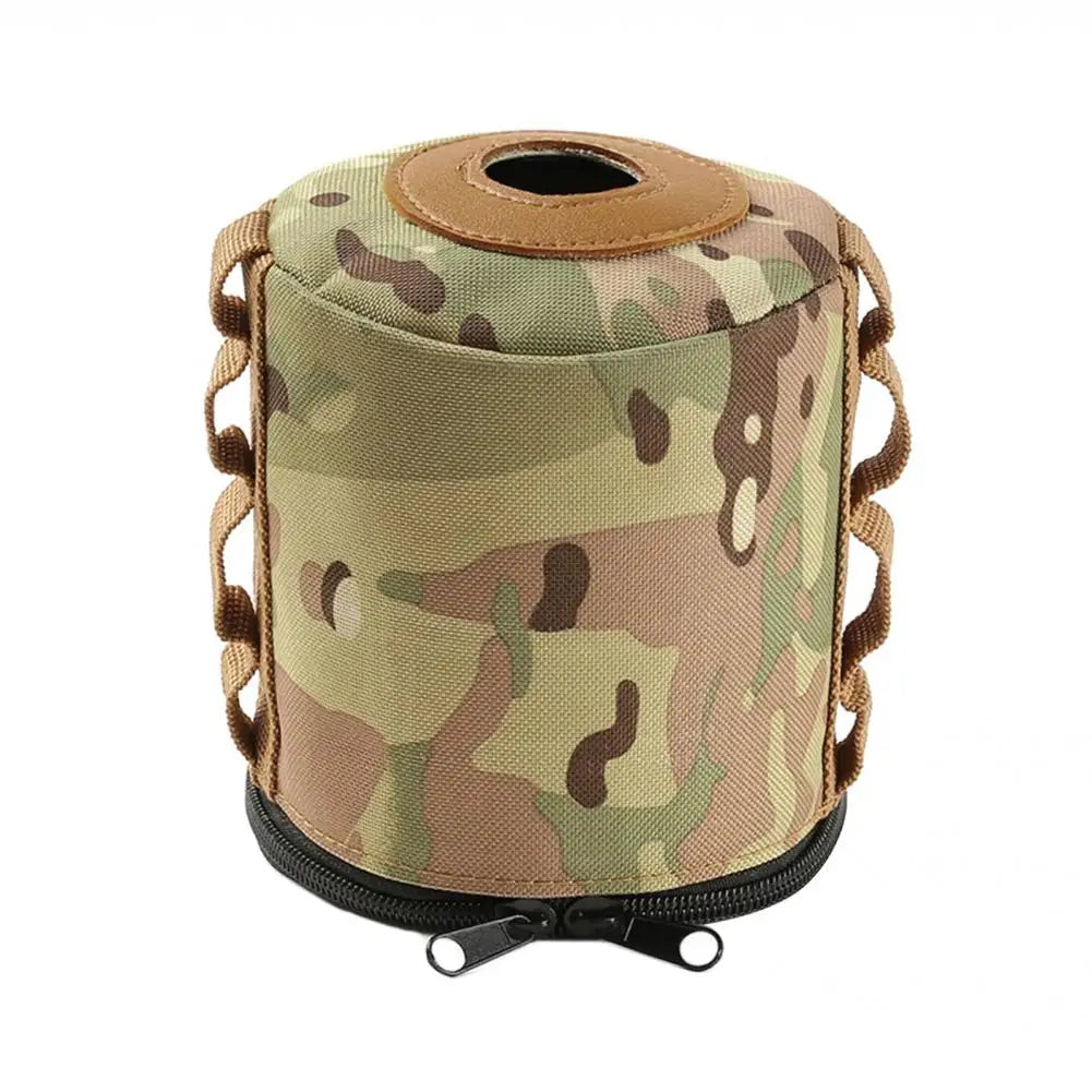 Camouflage Tank Cover Convenient Universal Oxford Cloth Camouflage Color Picnic Gas Tank Cover Hiking Goods