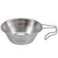 Campingmoon Tableware Portable Thickened Camping Stainless Steel Bowl Camping Picnic Multi-Function Bowl Outdoor Tableware 310Ml