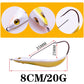 Proleurre Anti Grass Hook Fishing Spoon Lures 8cm 20g Artificial Bait Curved VIB Wobbler All Water Crankbaits Fishing Tackle