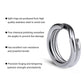 KATYUSHA 20Pcs Split Fishing Rings 0#-12# Stainless Steel Split Rings Lure Strengthen Connecting Rings For Fishing Accessories