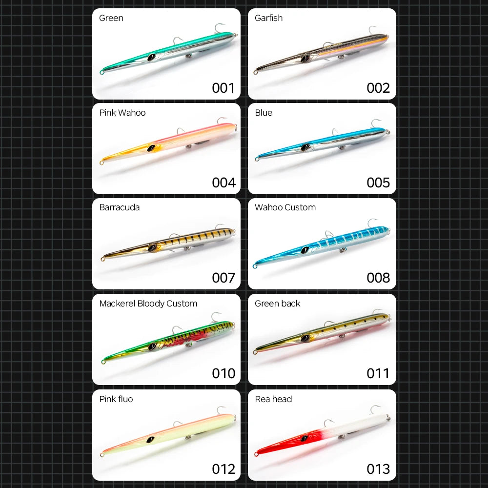 Hunthouse Stylo 210 Lures Stickbaits Needle Pencil Fishing Baits Long Casting Floating 160/180/205mm Artificial Carp