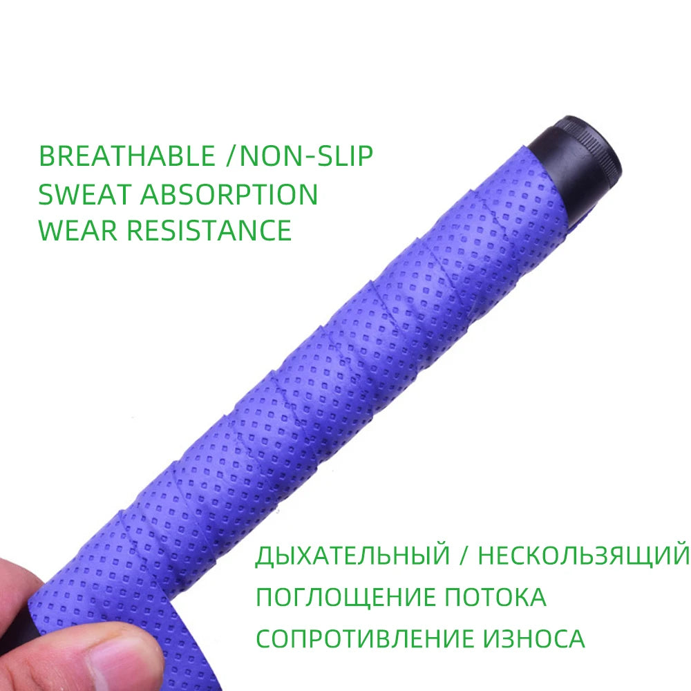 DNDYUJU 1pcs Anti-slip Sport Fishing Rods Over Grip Sweat Band Griffband Tennis Overgrips Tape Badminton Racket Grips Sweatband