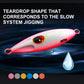 JIGGING PRO 30g 40g 60g 80g Slow Bee Jigging Lure Slow Fall Metal Jig Saltwater Fishing Lure Shore Jigging Bait