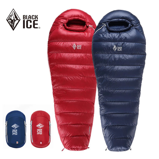 Black Ice G-series 700FP 15D Ultralight Mummy 90% Goose Down Sleeping Bag Ultra Warm Camping Blackice G200 G400 G700 G1000 G1300