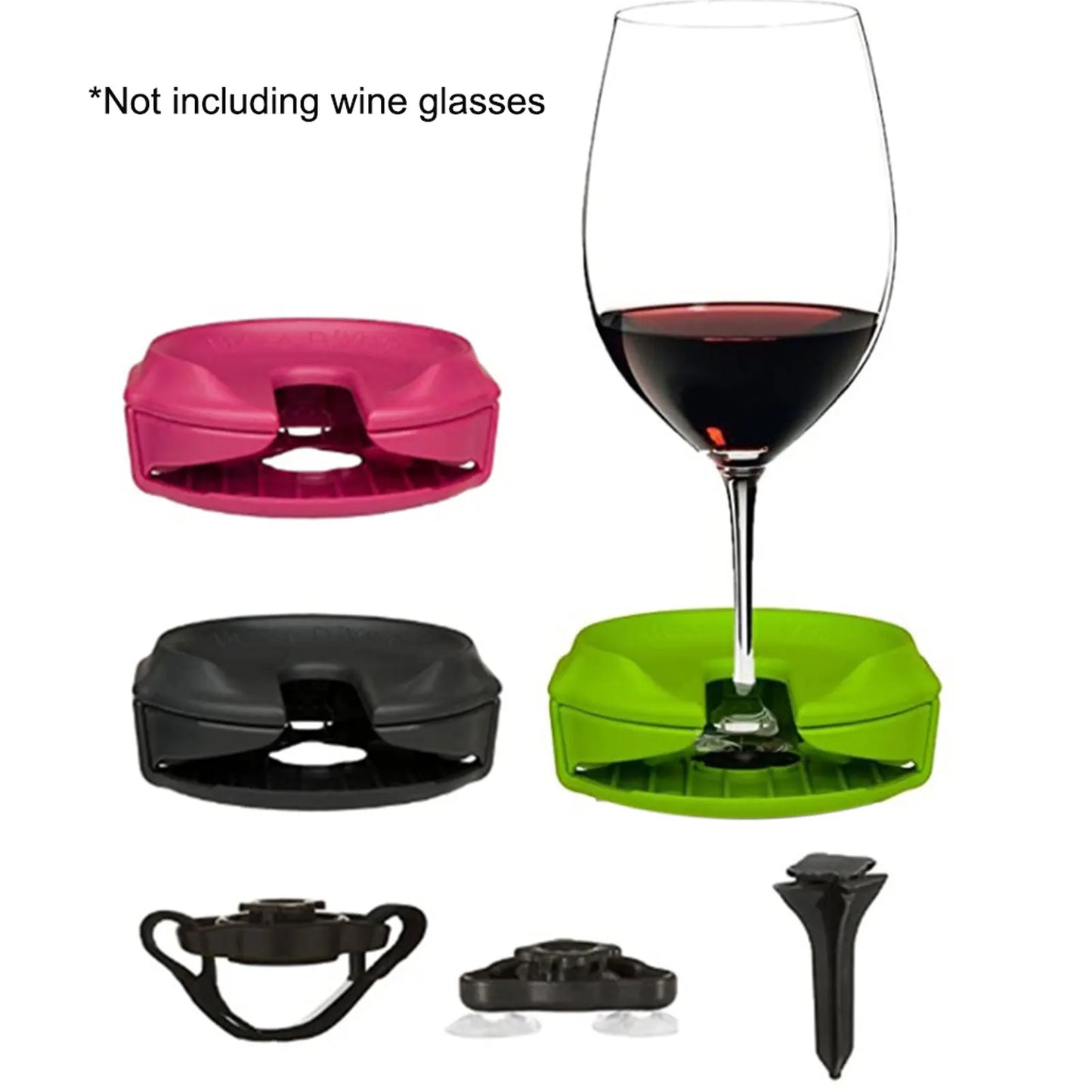 Outdoor Wine Glass Holder Champagne Picnic For Boat Bathtubs Chair Armrest Multi-Purpose Portable Wine Glass Holder Accessories