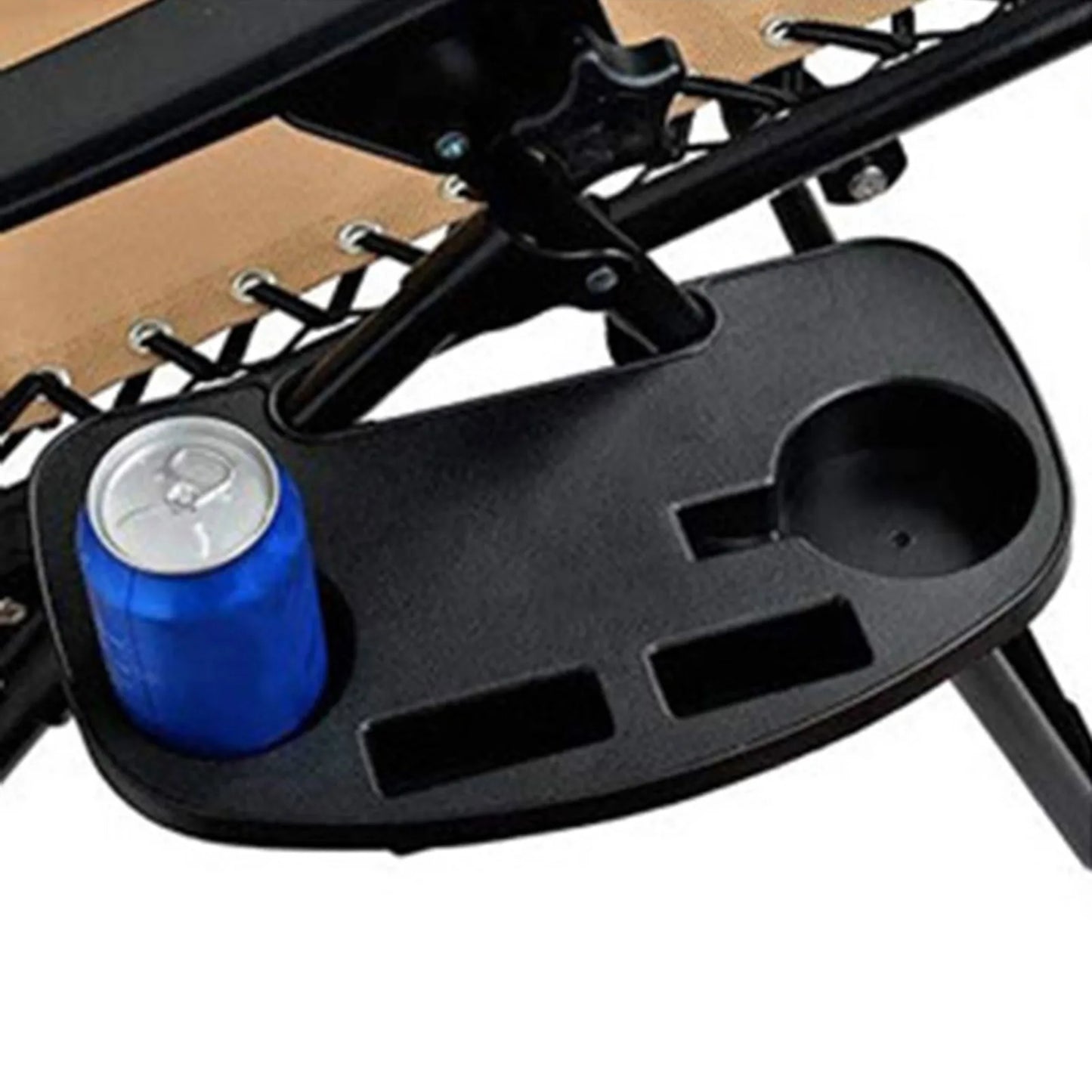Camping Picnic Outdoor Beach Garden Pool Folding Chair Side Tray Cup Holder For Drink Coffee Beverage Coffee Holder Only Tray