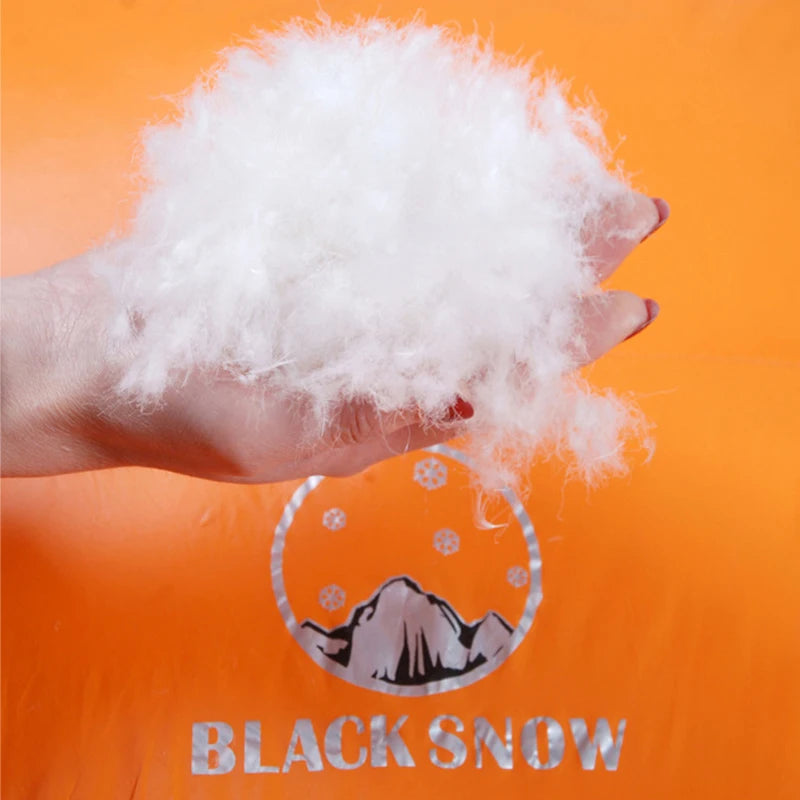 Black Snow Outdoor Camping Sleeping Bag Very Warm Down Filled Adult Mummy Style Sleep Bag 4 Seasons Camping Travel Sleeping Bag