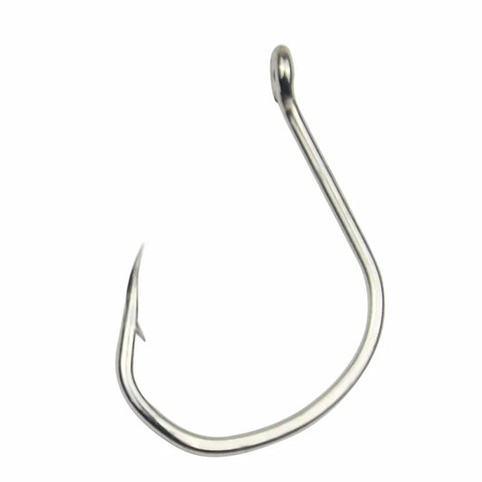 Fishhooks 200 Pcs/lot Seawater Bright Tin Plating Fish Barbed Hook Offshore Angling Perch Carp Fishing Tackles Jig Head Pesca