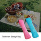 Portable Tableware Bag Cutlery Bag Dinner Set Travel Packaging Storage Box Dinnerware Picnic Fork Spoon Bag Without Dinnerware