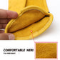 Outdoor Barbecue Picnic Insulation Leather Gloves Camping Campfire Anti-scald Flame-retardant Gloves Soft and Wear-resistant