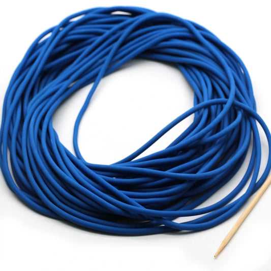 Solid Elastic Rubber Fishing Rope, Natural Green, Blue, Red Color, Diameter 2mm, High Quality
