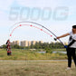 Super reinforced long-distance hunting spinning fishing rod 2.7-4.5m carbon telescopic casting pole carp rod sea fishing