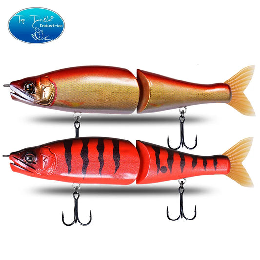 CF.LURE Swimbait Jointed Bait For Pike Big Bass Fishing Lure 220mm 178mm Slow Sinking Floating Segments Slide