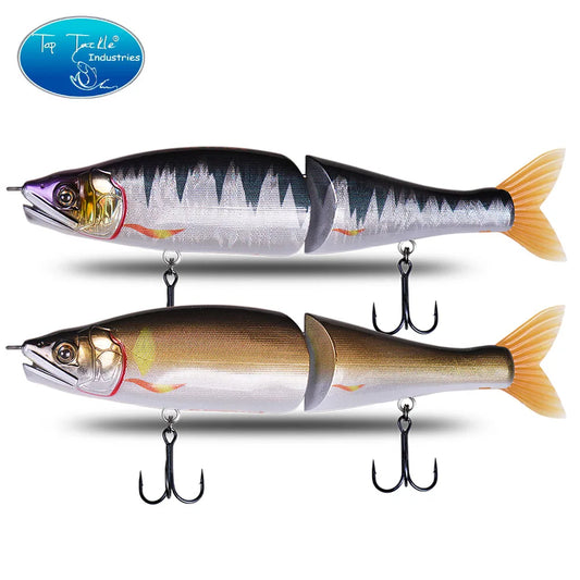 CF.LURE Swimbait Jointed Bait For Pike Big Bass Fishing Lure 220mm 178mm Slow Sinking Floating Segments Slide