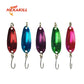 Hexakill 1pcs 1.4g/1.8g/2.2g/2.8g/3g/3.3g fishing metal colorful spoon baits  metal spinner lure mini bait for trout single hook