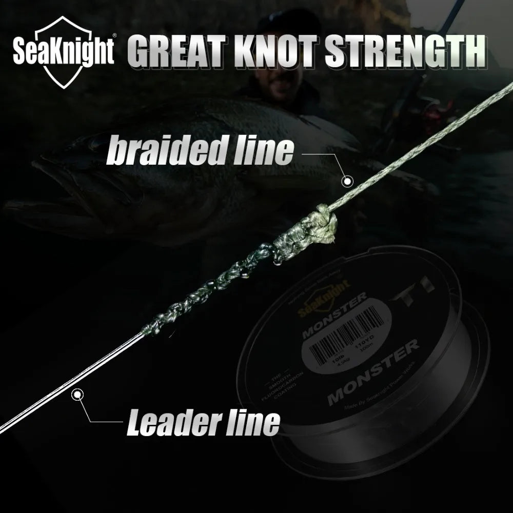 SeaKnight TriPoseidon 300M  PE Fishing Line 4 Strands Braided  8-80LB Multifilament Smooth Fishing Line