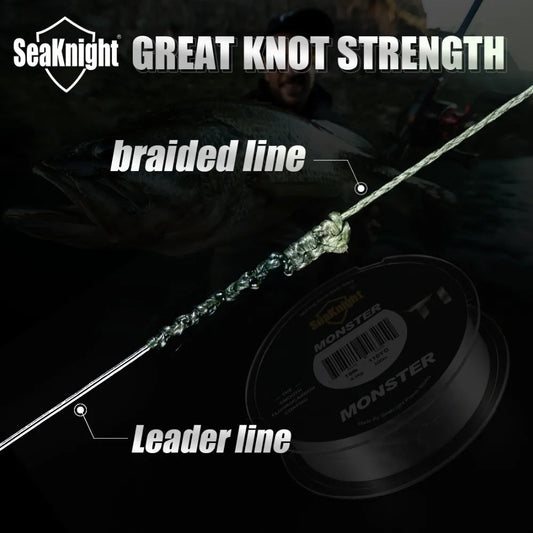 SeaKnight TriPoseidon 300M PE Fishing Line 4 Strands Braided 8-80LB Multifilament Smooth Fishing Line