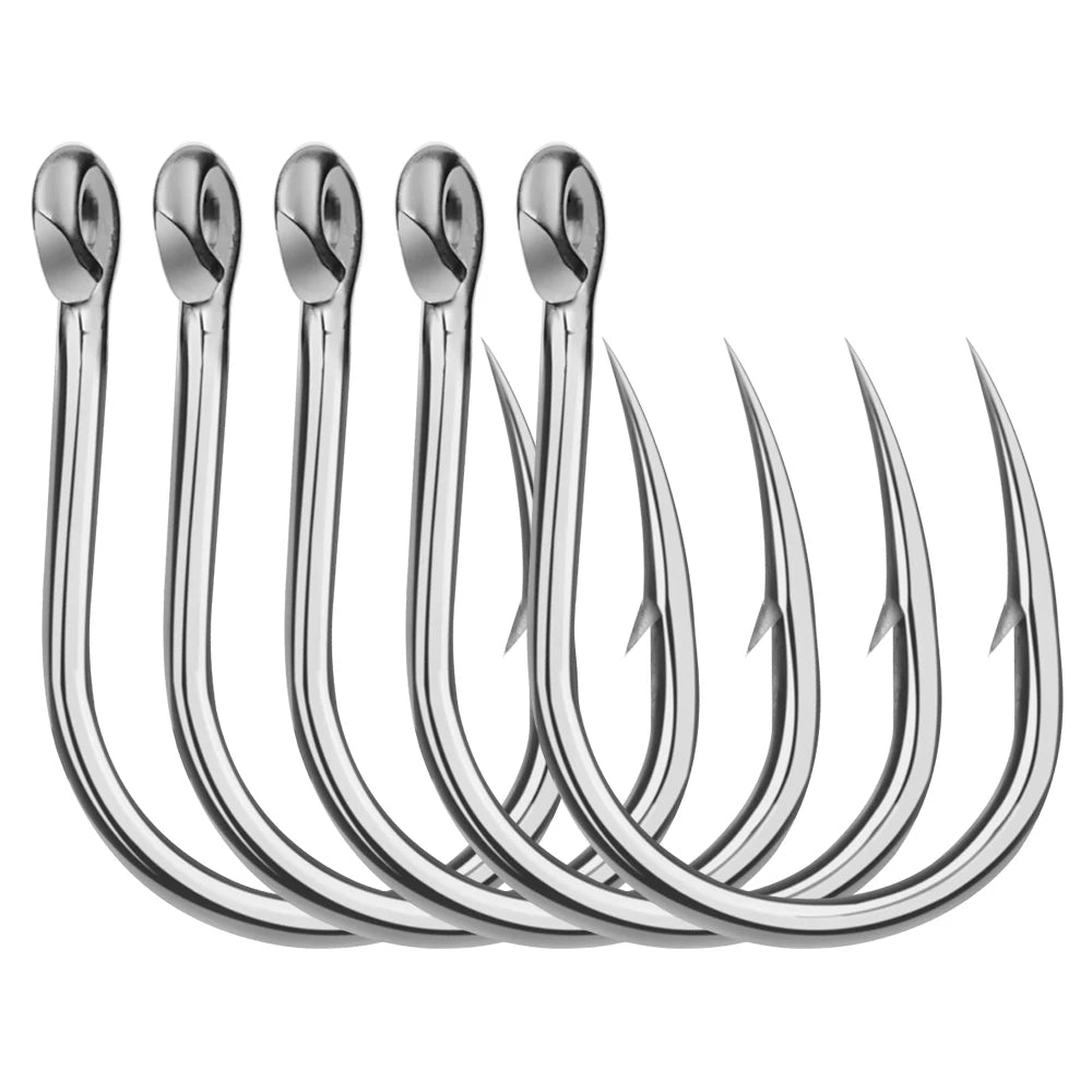 PROBEROS Saltwater Fishing Hook 20PC JIGGING HOOK 1/0#-13/0# Model Stainless Steel Fishhook Made in Taiwan
