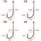 100pcs/lot Stainless Steel Fishing Hook Long Shank Saltwater Hooks For Fishing Accessories 34007 Size 1/0-10/0