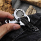 EDC.1991 420 Stainless Steel Carabiner Bottle Opener Keychain EDC Gear Outdoor Hiking Hunting Camping Survival Emergency Tool