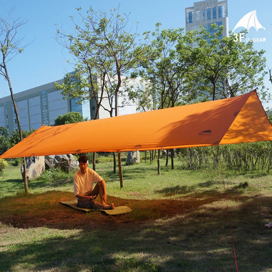 3F UL GEAR Tarps 15D Silicon Tarpe Ultralight Sun Shelter Beach Tent Pergola Awning Canopy Taffeta Tarp Camping Sunshelter