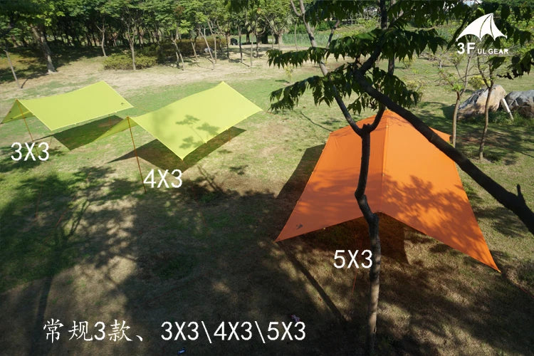 3F UL GEAR Tarps 15D Silicon Tarpe Ultralight Sun Shelter Beach Tent P – Wagon Vibes 3F UL GEAR Tarps 15D Silicon Tarpe Ultralight Sun Shelter Beach Tent P – Wagon Vibes