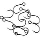 10pcs Fishing Hooks Set High Carbon Steel Inline Single Hook Jig Barbed Fishhook Fishing Tackle Accessories assist hooks for jig