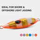 JIGGING PRO 30g 40g 60g 80g Slow Bee Jigging Lure Slow Fall Metal Jig Saltwater Fishing Lure Shore Jigging Bait