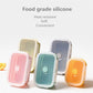 100pcs Mini Silicone Collapsible Lunch Box Food Storage Container Bento Microwavable Portable Picnic Camping Outdoor Lunch Box