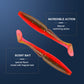 FISH KING 10pcs/pack One Up Shad Fishing Lure 90mm/7g Soft Bait Silicone Fishing Wobbler Bass Bait Artificial Fishing soft Lures