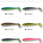 ESFISHING Soft Fishing Lure Ripple 100mm 4.7g 6pcs Wobbler for Pike Bass Isca Silicone Artificial Baits Pesca Fishing Tackle