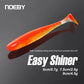NOEBY Shiner Soft Bait 5cm 7.5cm 9cm Texas Rig Worm Baits Silicone Artificial Wobblers Jig Head Swimbait for Bass Fishing Lures