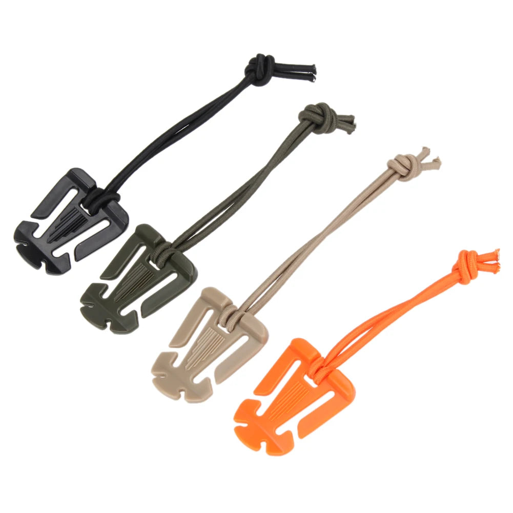 1/2/5Pcs Molle Backpack Buckle Carabiner Clips Outdoor Nylon Camping Bag Hanger Hook Clamp EDC Carabiner Survival Gear Tools