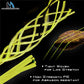 Maximumcatch Backing Fly Line 100/300Yards 20/30LB Multi Color Backing Line Braided Fly Fishing Line