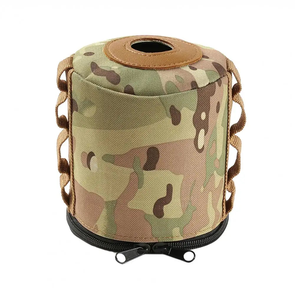 Camouflage Tank Cover Convenient Universal Oxford Cloth Camouflage Color Picnic Gas Tank Cover Hiking Goods