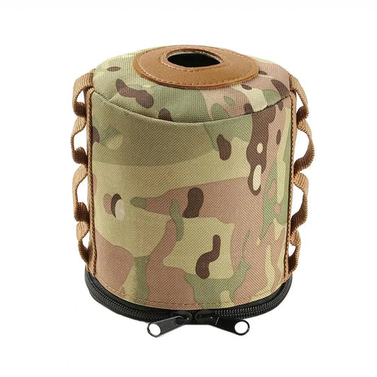 Camouflage Tank Cover Convenient Universal Oxford Cloth Camouflage Color Picnic Gas Tank Cover Hiking Goods