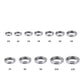 KATYUSHA 20Pcs Split Fishing Rings 0#-12# Stainless Steel Split Rings Lure Strengthen Connecting Rings For Fishing Accessories