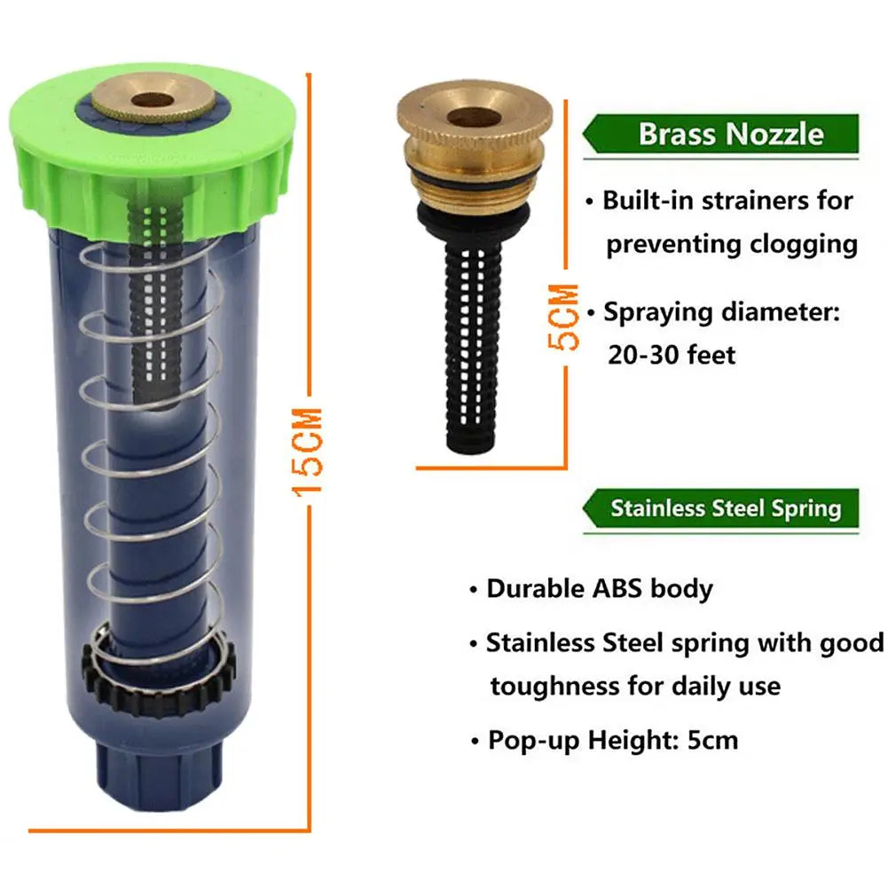 Garden Yard Lawn Plant Irrigation Sprinkler Head Watering Misting Spray Nozzle Gardening tools jardin