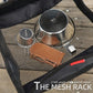 Outdoor Folding Net Bag Picnic Under Table Storage Bag Desk Box Tripod Mesh Basket Organizer for Camping Table Rack Bag